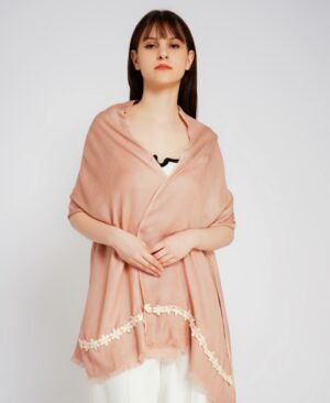 Mushroom Beige Lace Scarf