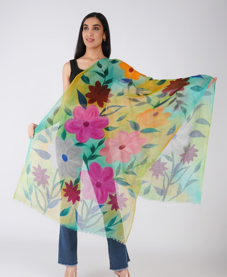 Hand Painted Scarf - Image 6
