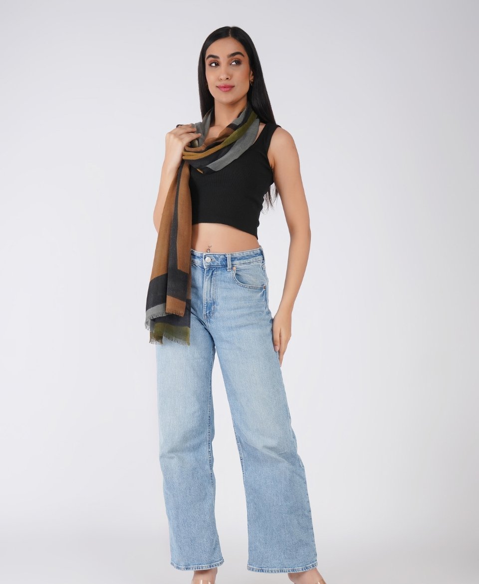 Hand Painted Scarf - Image 7