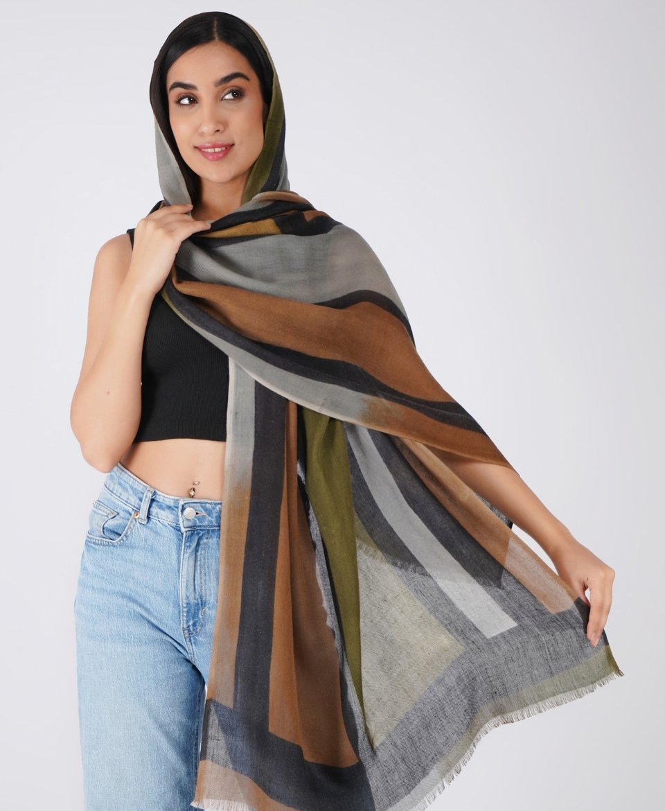 Hand Painted Scarf - Image 3