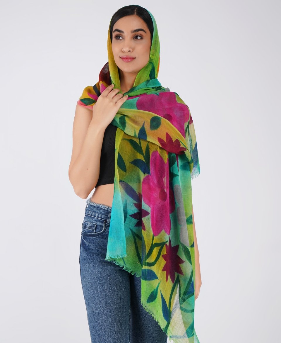 Hand Painted Scarf - Image 2