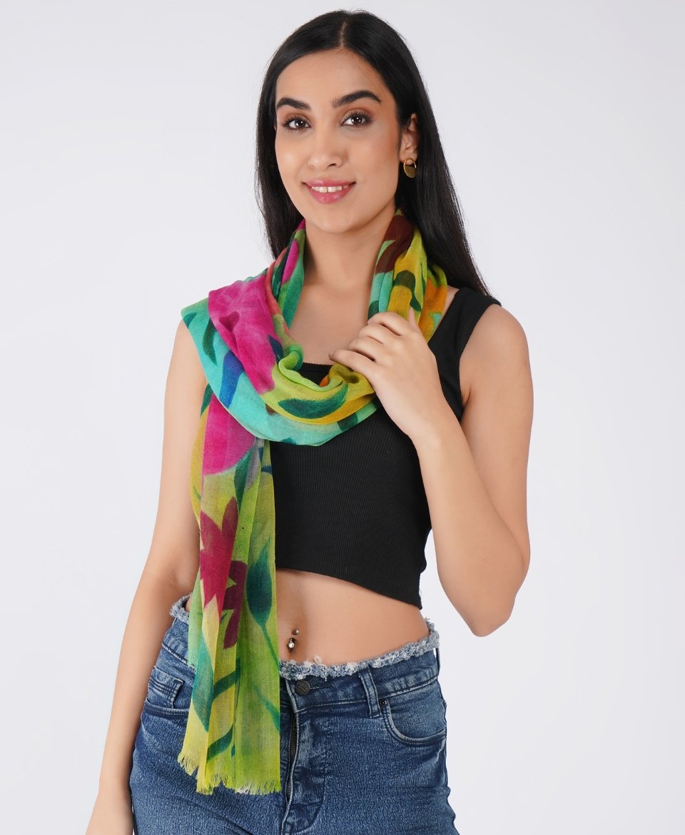 Hand Painted Scarf - Image 4