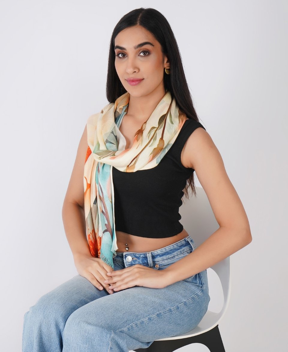 Digital Printed Scarf - Image 4