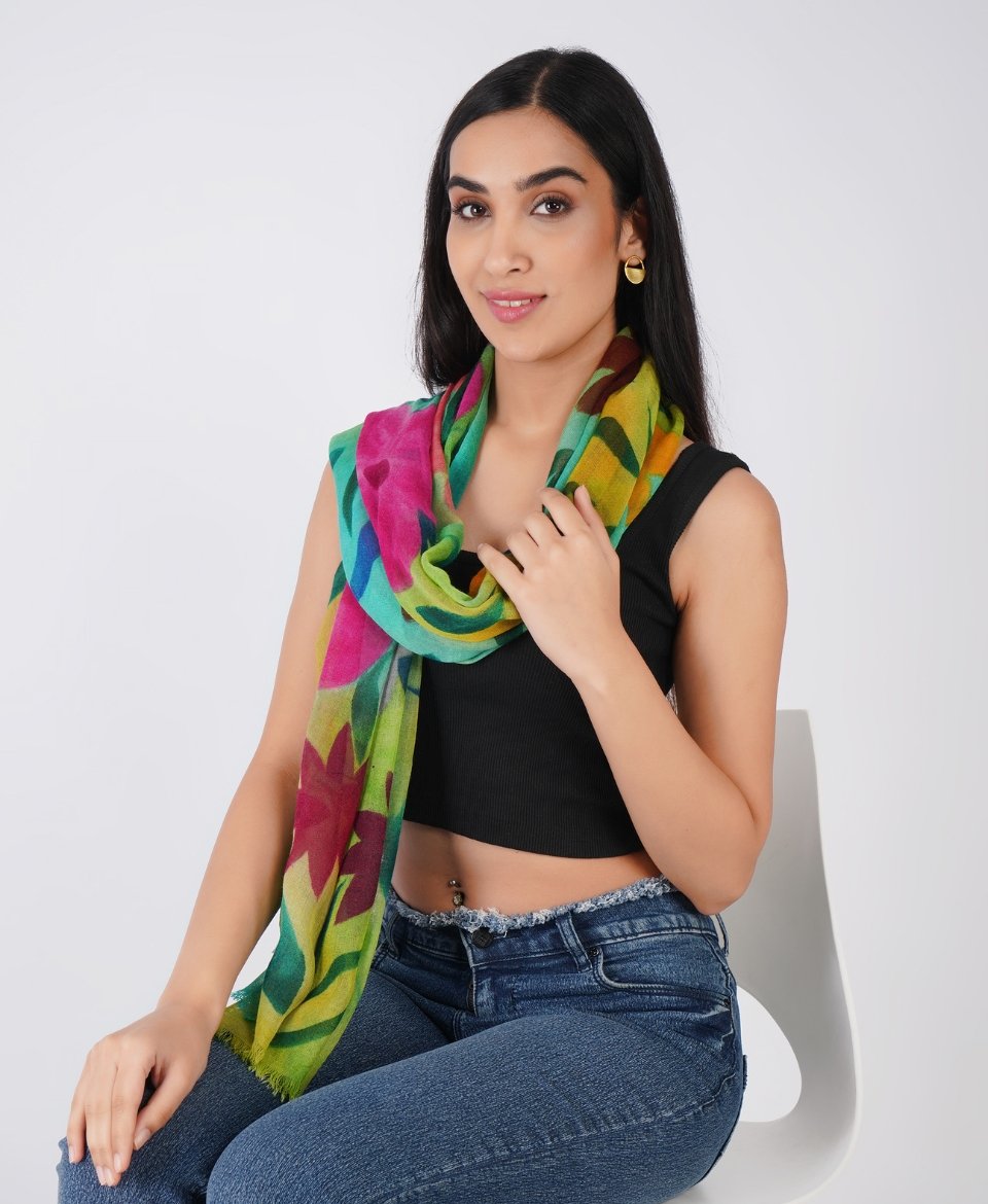 Hand Painted Scarf - Image 3