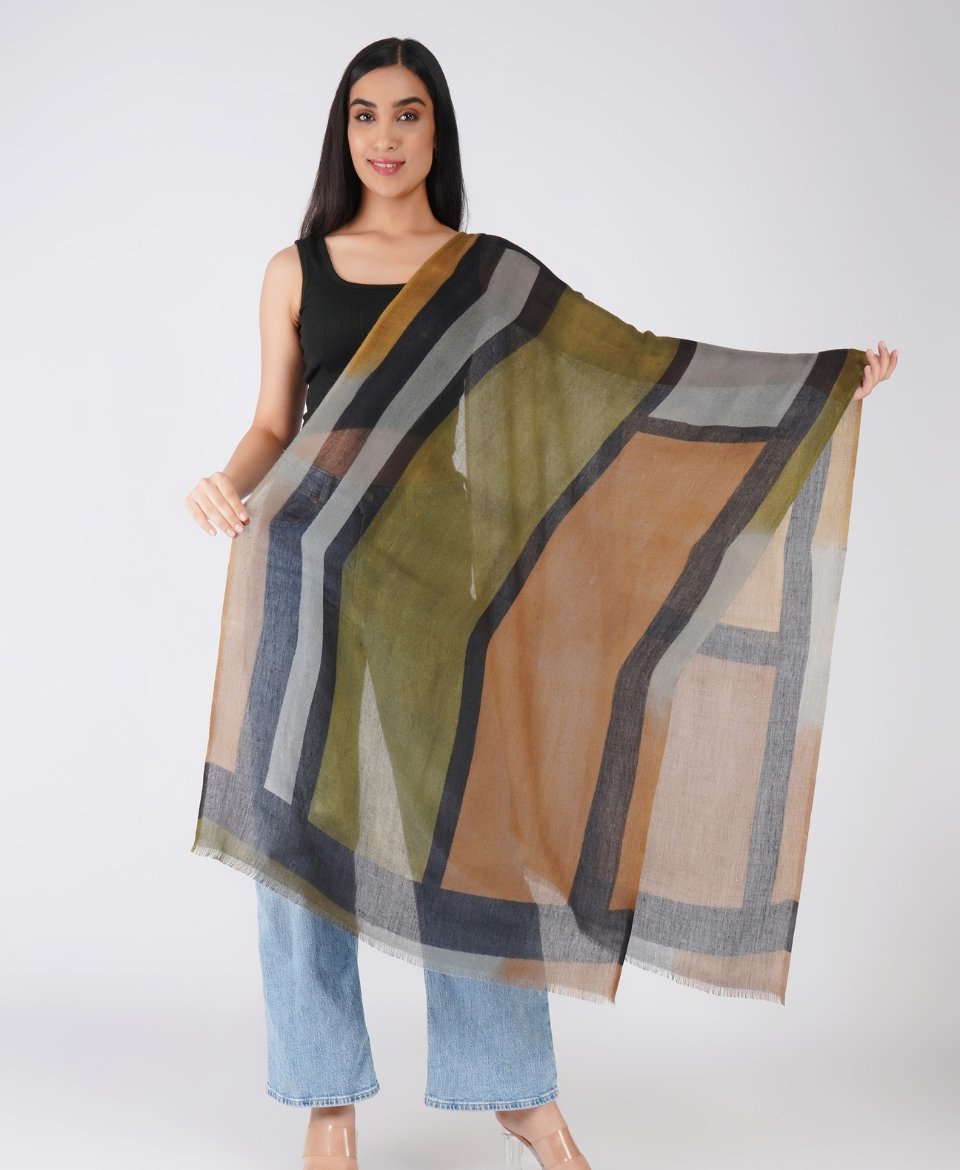 Hand Painted Scarf - Image 8