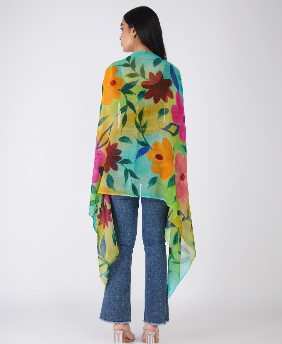 Hand Painted Scarf - Image 5